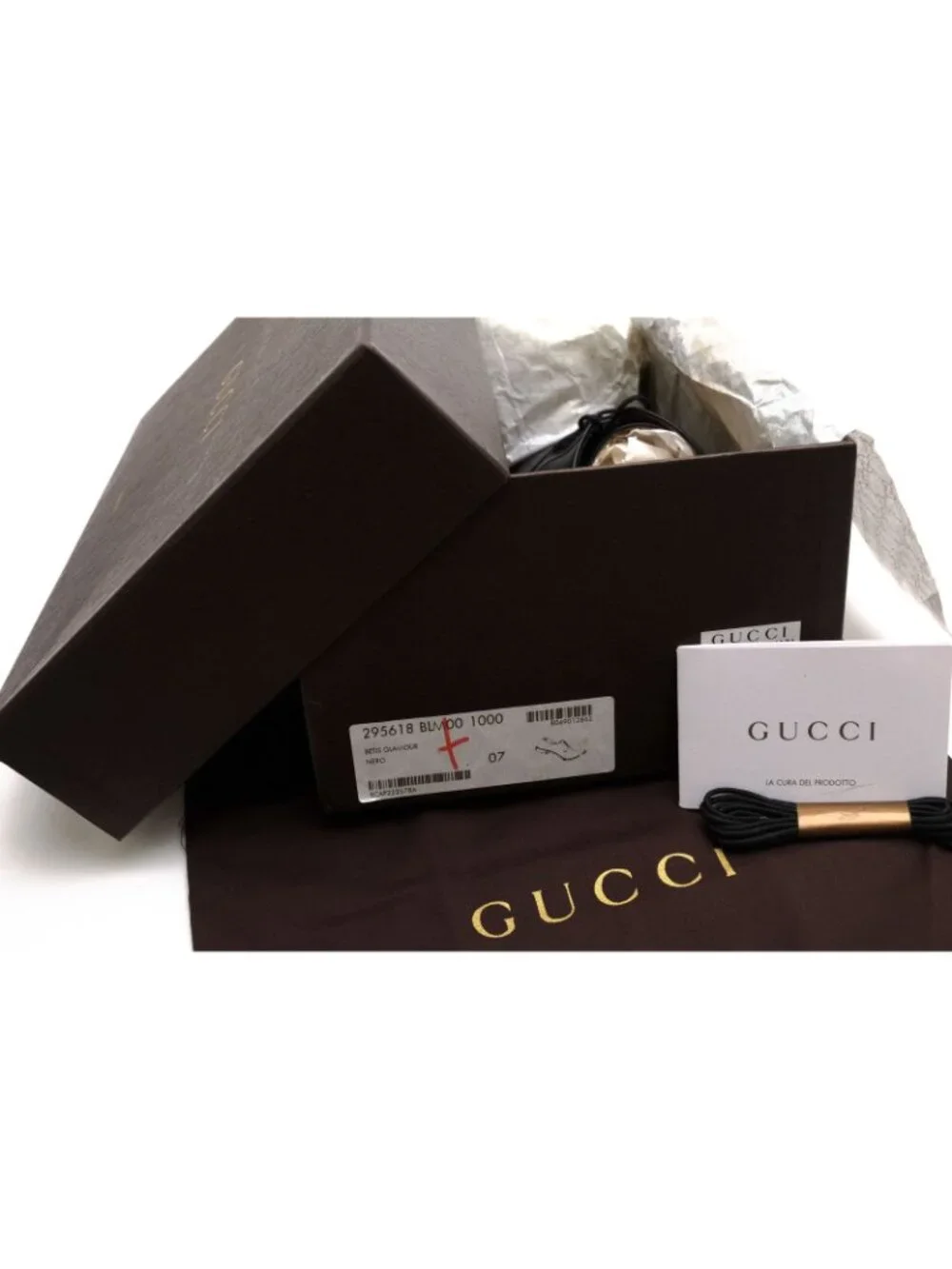 Gucci Shoes Business Leather Black Plain Toe Sole